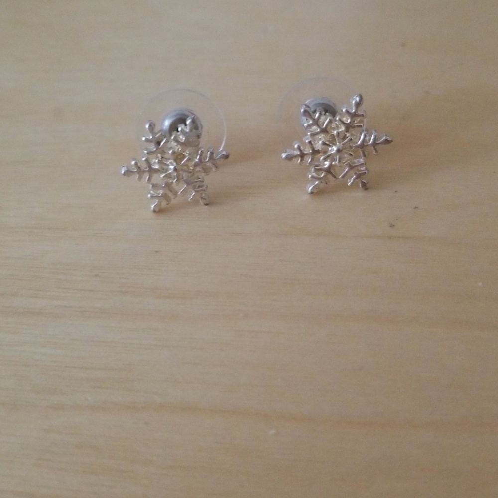 Snowflake earrings